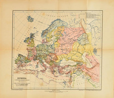 1895 Történelmi Iskolai Kézi Térképek A Vallás- és Közoktatásügyi M. Kir. Miniszter Megbízásából. Középkor:2. Európa A K - Altri & Non Classificati