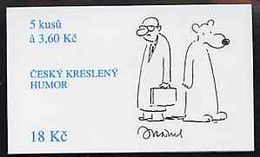 Booklet - Czech Republic 1995 Cartoons 18kc Booklet Complete And Fine Containing Pane Of 5 X 3.60kc - Sonstige & Ohne Zuordnung