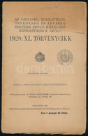 Az öregség, Rokkantság, özvegység és árvaság Esetére Szóló Kötelező Bioztosításról Szóló 1925: XL. Törvénycikk. Kiadja:  - Non Classés