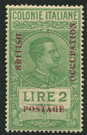 OCCUPAZIONE INGLESE AFRICA ORIENTALE 1941 MARCA DA BOLLO 2 L. ** MNH - Afrique Orientale