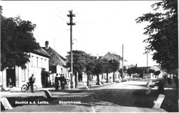 ** T2 Lajtaújfalu, Neufeld An Der Leitha; Hauptstrasse / Fő Utca, Kerékpár / Main Street, Bicycle - Zonder Classificatie