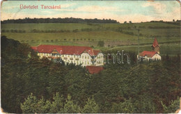T4 1908 Tarcsa, Tarcsafürdő, Bad Tatzmannsdorf; Fürdő, Szálloda. Königmann Jakab Kiadása / Spa, Bath, Hotel (EM) - Zonder Classificatie