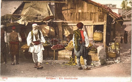 T2/T3 Sarajevo, Ein Obsthändler / Bosnian Folklore, Market, Fruit Vendor (EK) - Non Classés