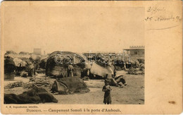 ** T2 Djibouti, Campement Somali á La Porte D'Ambouli / Somali Camp, Children, Donkey (EK) - Non Classificati