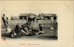 ** T1 Djibouti, Au Marché Des Indigénes / Native Market, Camels, Goat, African Folklore - Non Classificati