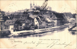 T2/T3 1899 (Vorläufer) Bamberg, Blick Nach Dem Michaelsberg (EK) - Non Classés