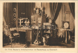 ** T2 Eisenach, Dr. Fritz Reuter's Arbeitszimmer Im Reuterhaus Zu Eisenach / Workspace Of Dr. Fritz Reuter, Interior - Non Classés