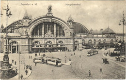 T2 1912 Frankfurt Am Main, Hauptbahnhof / Railway Station, Trams - Non Classés