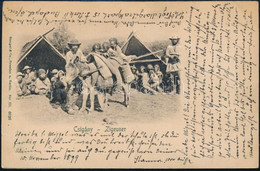 T2 1899 (Vorläufer) Csigány (Cigány). Dombornyomott / Zigeuner / Gypsy Folklore. Emb. - Zonder Classificatie