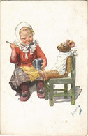 * T3 1919 Children Art Postcard. B.K.W.I. 153-3. S: K. Feiertag (EB) - Non Classificati