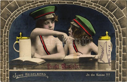 T2 1904 Jung Heidelberg. In Die Kanne! / Beer Drinking Children. Serie 96. 8001. - Non Classificati