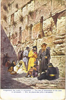 T2/T3 1917 The Wall Of Lamentation Of The Jews In Jerusalem. Judaica, No. 3599. Palastina No. 7. (EK) - Non Classificati