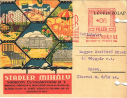 T4 1939 Stadler Mihály Sodrony és Vasárugyár Rt. Reklámlapja / Hungarian Wire And Ironware Factory Advertisement (lyukas - Zonder Classificatie
