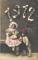 * T2/T3 1912 Prosit Neujahr! / New Year Greeting With Children (Rb) - Non Classés