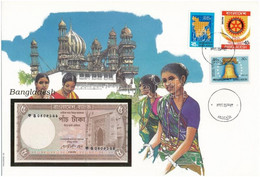 Bangladesh 1981. 5T Felbélyegzett Borítékban, Bélyegzéssel T:I  Bangladesh 1981. 5 Taka In Envelope With Stamp And Cance - Non Classés