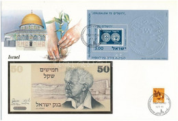 Izrael 1978. 50S Felbélyegzett Borítékban, Bélyegzéssel T:1 Israel 1978. 50 Sheqalim In Envelope With Stamp And Cancella - Unclassified