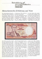 Kolumbia 1986. 100P Német Nyelvű Ismertetővel T:I Colombia 1986. 100 Pesos With Information Text In German C:UNC - Non Classés