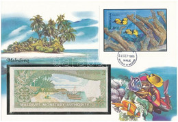 Maldív-szigetek 1983. 2R Felbélyegzett Borítékban, Bélyegzéssel T:I  Maldives 1983. 2 Rufiyaa In Envelope With Stamp And - Non Classés