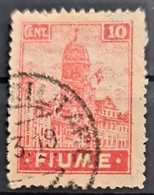 FIUME 1919 - Canceled - Sc# 30 - 10c - Fiume