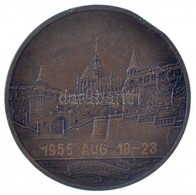 Berán Lajos (1883-1943) 1931."Budapesti Emlék" Br Emlékérem, Hátoldalán Gravírozva "1956. AUG. 18-23.", Eredeti Berán Ná - Zonder Classificatie