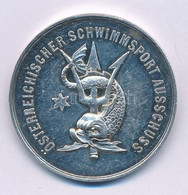 Ausztria 1906. "Oszrák Úszóbizottság" Jelzetlen Ag Díjérme (14,36g/33mm) T:2 Kis ü. Austria 1906. "Austrian Swimming Com - Unclassified