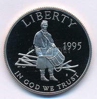 Amerikai Egyesült Államok 19995S 1/2$ Cu-Ni "Polgárháború Csatamezők" T:PP Kis Fo. USA 1995S 1/2 Dollar Cu-Ni "Civil War - Unclassified