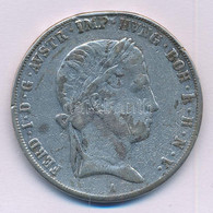 Ausztria 1847A Tallér Ag "I. Ferdinánd" (27,8g) T:3 Fülnyom, Ph. Austria 1847A Thaler Ag "Ferdinand I" (27,8g) C:F Ear M - Unclassified