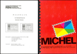 "Die Markenheftchen Der Deutschen Kolonien" 1989 - Arge RSV, Handbuch, 18 S. Abb. Neuwertig, Dazu MICHEL Farbenführer 34 - Altri & Non Classificati