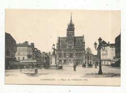 Cp , Marchand Ambulant , Vendeur De Glaces ,60 ,Compiégne ,place De L'hôtel De Ville ,écrite , Ed. Neurdein - Street Merchants