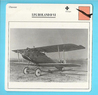 FICHE AVION----chasseur---ALLEMAGNE---LFG ROLAND D VI--voir 2 Scans - Vliegtuigen