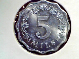 Malta 5 Mils 1972 KM 7 - Malta