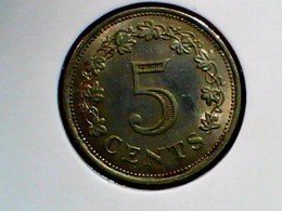 Malta 5 Cents 1972 KM 10 - Malta
