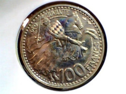 Monaco 100 Francs 1950 KM 133 - 1949-1956 Old Francs