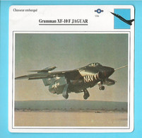 FICHE AVION----chasseur Embarqué---USA----GRUMMAN XF-10 F JAGUAR--voir 2 Scans - Vliegtuigen