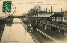 St Nicolas Varangéville * Embarquement Des Produits Sur Le Canal * Péniche Batellerie * Usine - Saint Nicolas De Port