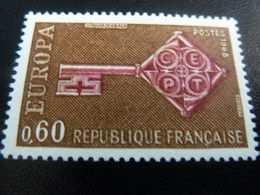 Europa-Cept - 60c. - Yt 1557 - Brun Et Violet - Neuf Sans Trace De Charnière - Année 1968 - - 1968