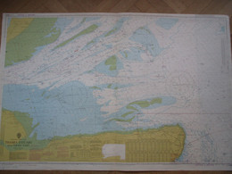 Thames Estuary Southern Part - Carte Marine- 1973; Around, The Cities Of Margate, Herne Bay, Whitstable, Isle Of Sheppey - Nautical Charts