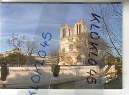 Delcampe - 75 Paris Notre Dame - Carte Système En Dépliant  Apparait La Cathédrale Notre Dame En 3D  - CPM - Salses