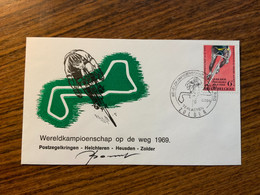 COB 1498 Brief Lettre Wielrennen Cyclisme Zolder Terlaemen 1969 - Otros & Sin Clasificación