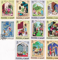 FUJEIRA ( E.A.U.) Série 11 Timbres Oblitérés Mais Avec Gomme - Emirati Arabi Uniti