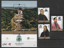 Portugal   2020 , Arcebispos De Braga - Erzbischhöfe (IV) - Postfrisch / MNH / (**) - Ongebruikt