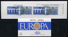 Booklet - Greece 1984 Europa (CEPT) 84Dr Booklet Complete With First Day Cancels - Carnets