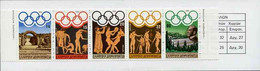 Booklet - Greece 1984 Los Angeles Olympic Games 161Dr Booklet Complete And Very Fine - Carnets