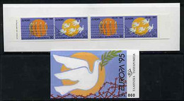 Booklet - Greece 1995 Europa (Peace & Freedom) 860Dr Booklet Complete And Very Fine - Carnets