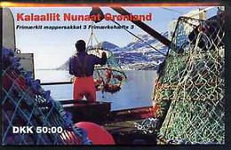 Booklet - Greenland 1993 Margrethe & Crabs 50k Booklet (Cover Showing Fishing) Complete With First Day Cancel, SG SB3 - Markenheftchen