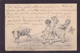 CPA Cochon Pig Circulé Type Vienne Viennoise - Cochons