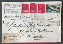 France PA N°39 Et 1664 (x3) Sur Lettre, RETOUR A L'ENVOYEUR + NON RECLAME 24.2.1974 - (C1532) - 1961-....