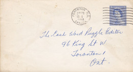 Canada Postal Stationery Ganzsache Entier 5c. QEII PENTICON B.C. 1960 TORONTO? Ontario - 1953-.... Règne D'Elizabeth II