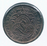LEOPOLD II * 2 Cent 1905 Frans * Z.Fraai * Nr 10098 - 2 Cent