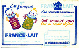 BU 2191  /   BUVARD-  FRANCE LAIT      ST MARTIN BELLE ROCHE  SAONE ET LOIRE (21,00 Cm X 13,50 Cm ) - Leche